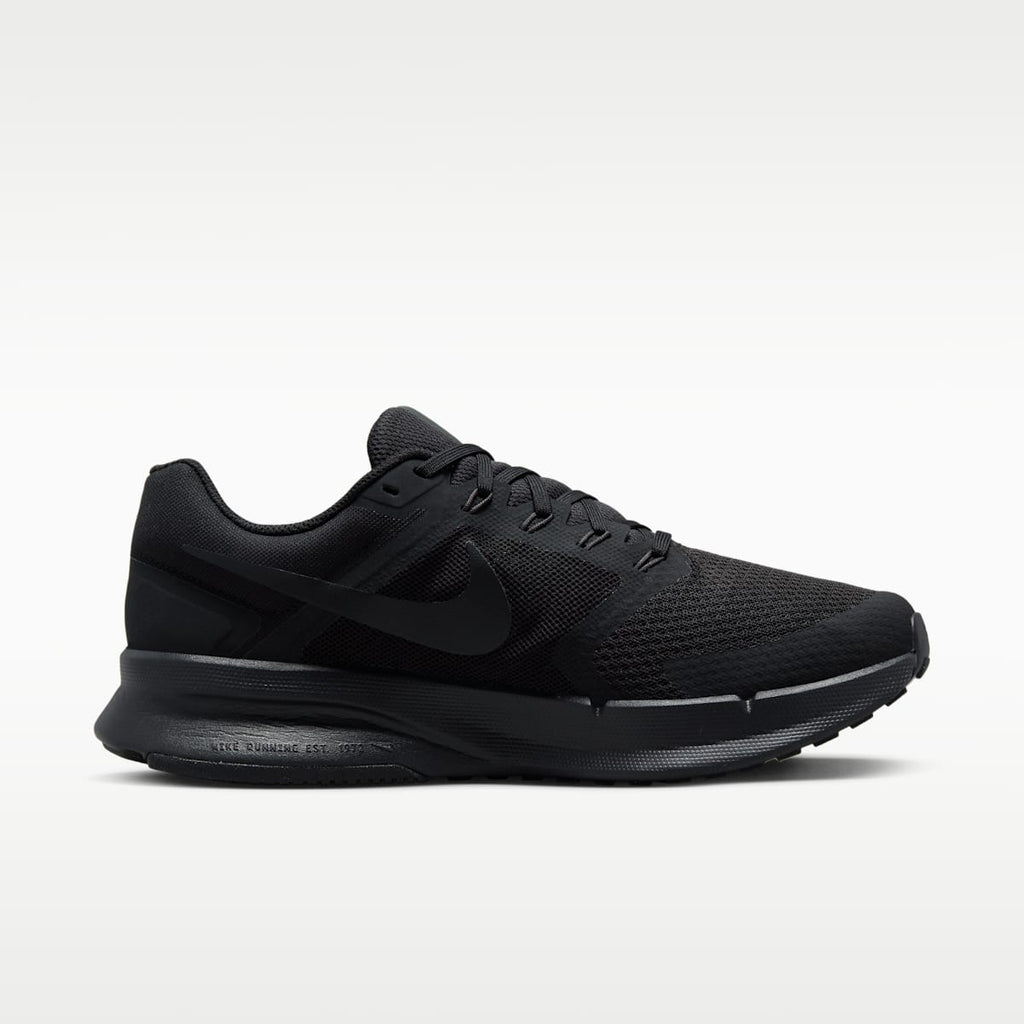 Nike Run Swift 3 Men's Road Running Shoes - Black/Dark Smoke Grey/Black - Image 3