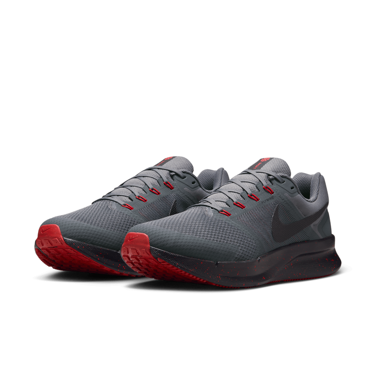 Nike Run Swift 3 Men's Road Running Shoes - Dark Grey/University Red/Black - Image 5