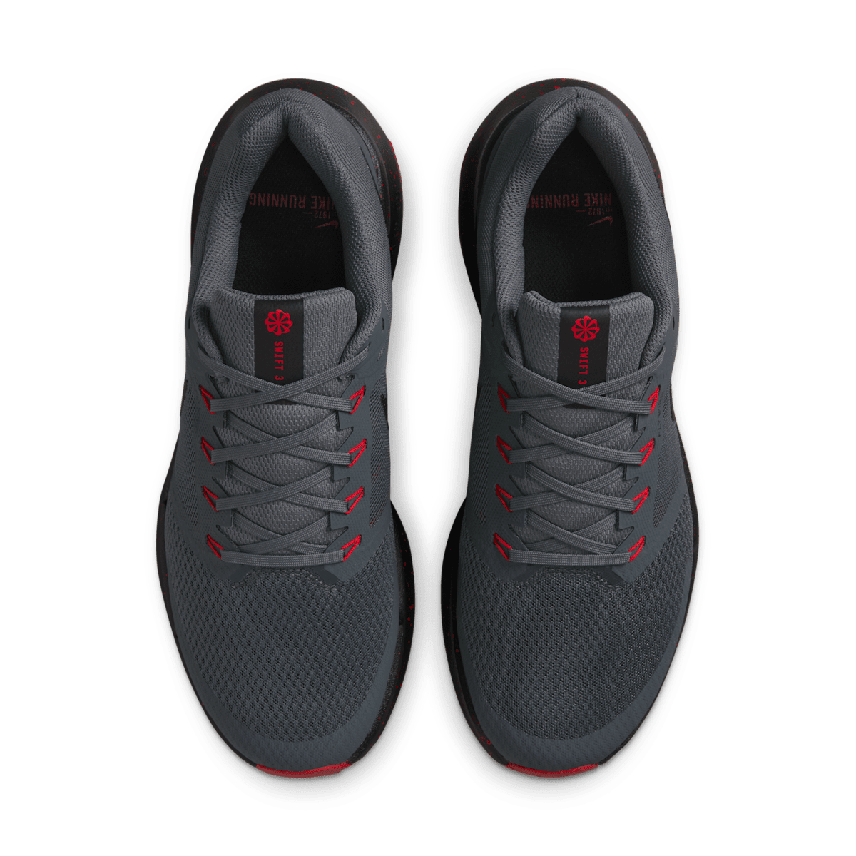 Nike Run Swift 3 Men's Road Running Shoes - Dark Grey/University Red/Black - Image 4