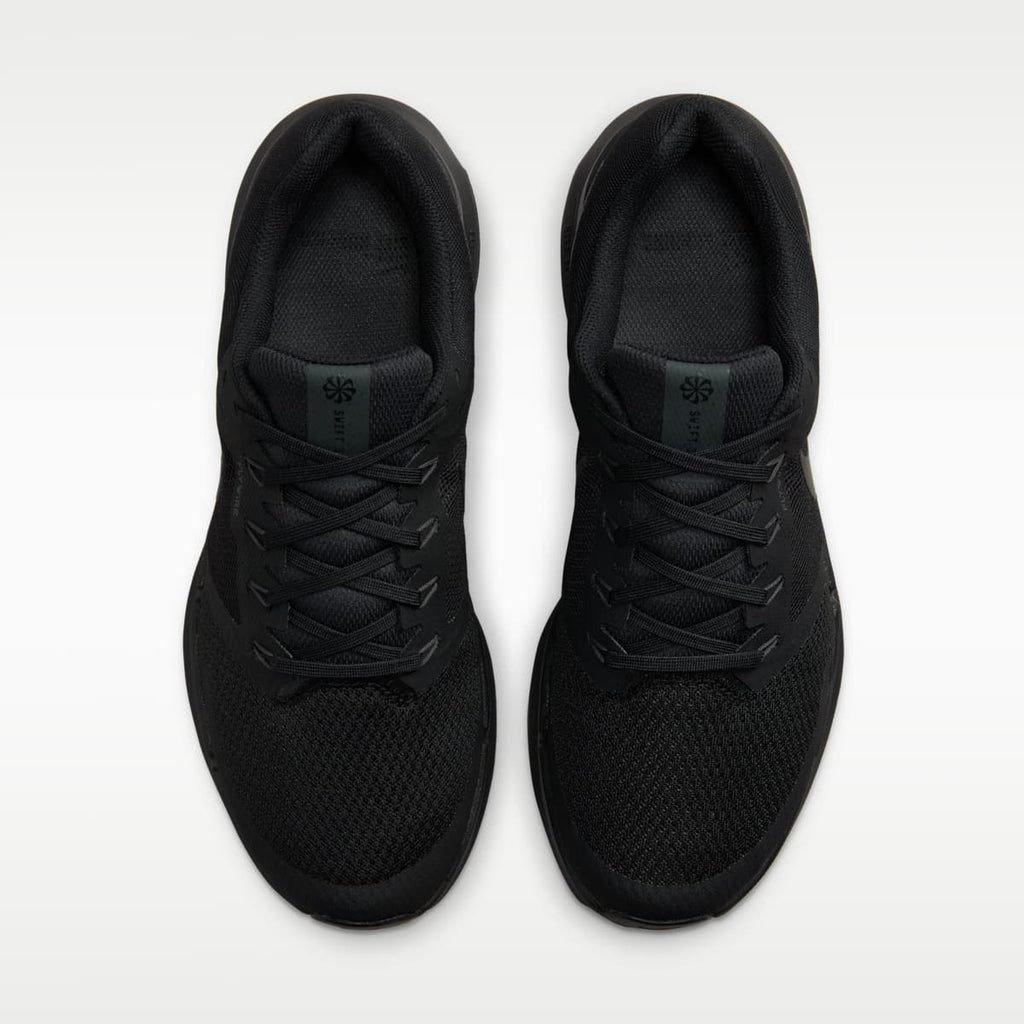 Nike Run Swift 3 Men's Road Running Shoes - Black/Dark Smoke Grey/Black - Image 4