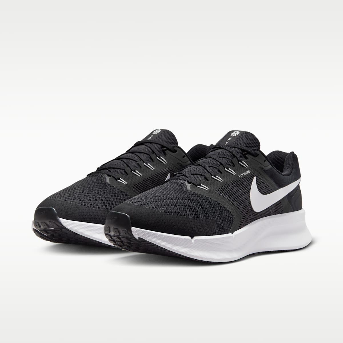 Nike Run Swift 3 Men's Road Running Shoes (Extra Wide) - Black/Dark Smoke Grey/White - Image 5