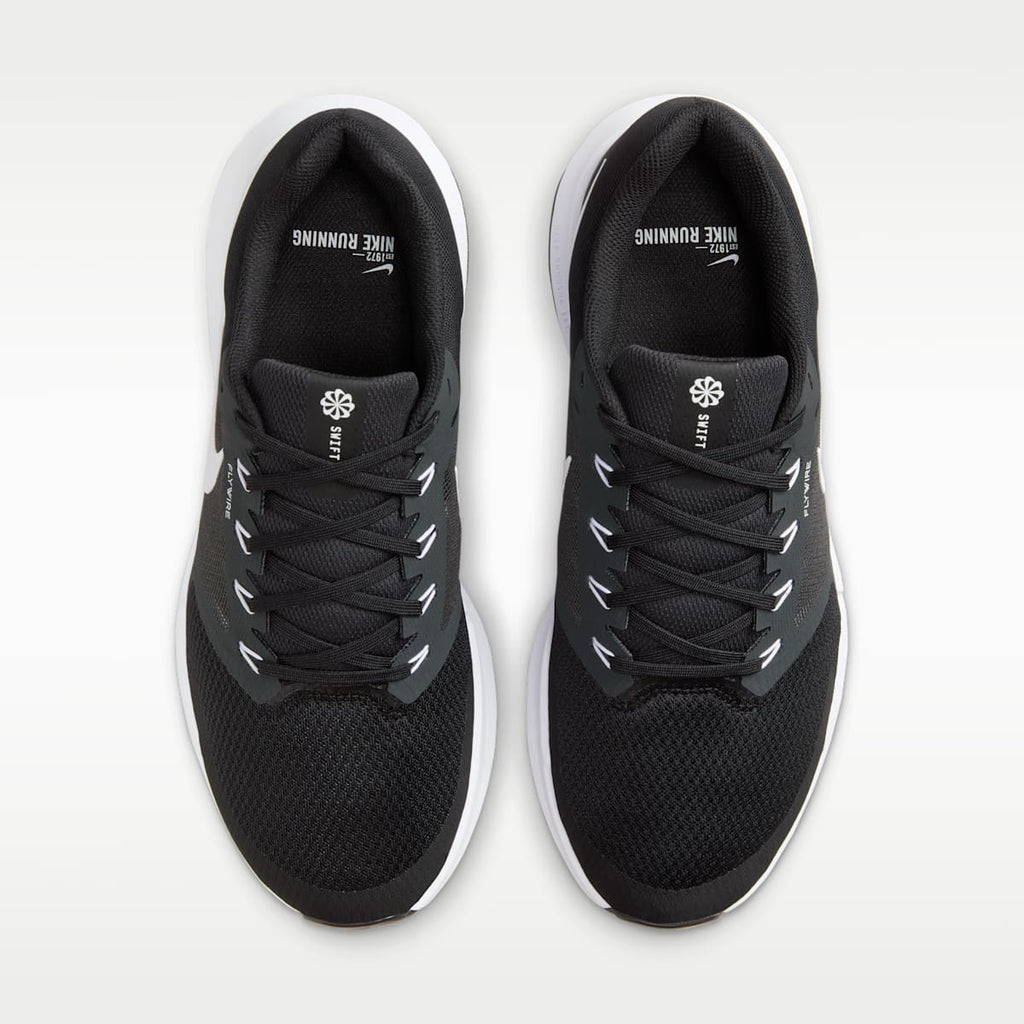 Nike Run Swift 3 Men's Road Running Shoes (Extra Wide) - Black/Dark Smoke Grey/White - Image 4
