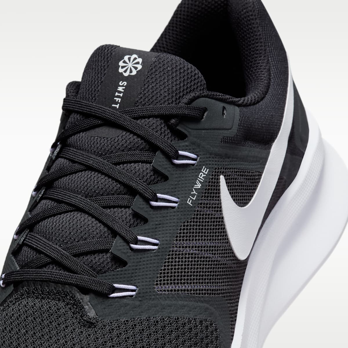 Nike Run Swift 3 Men's Road Running Shoes (Extra Wide) - Black/Dark Smoke Grey/White - Image 7