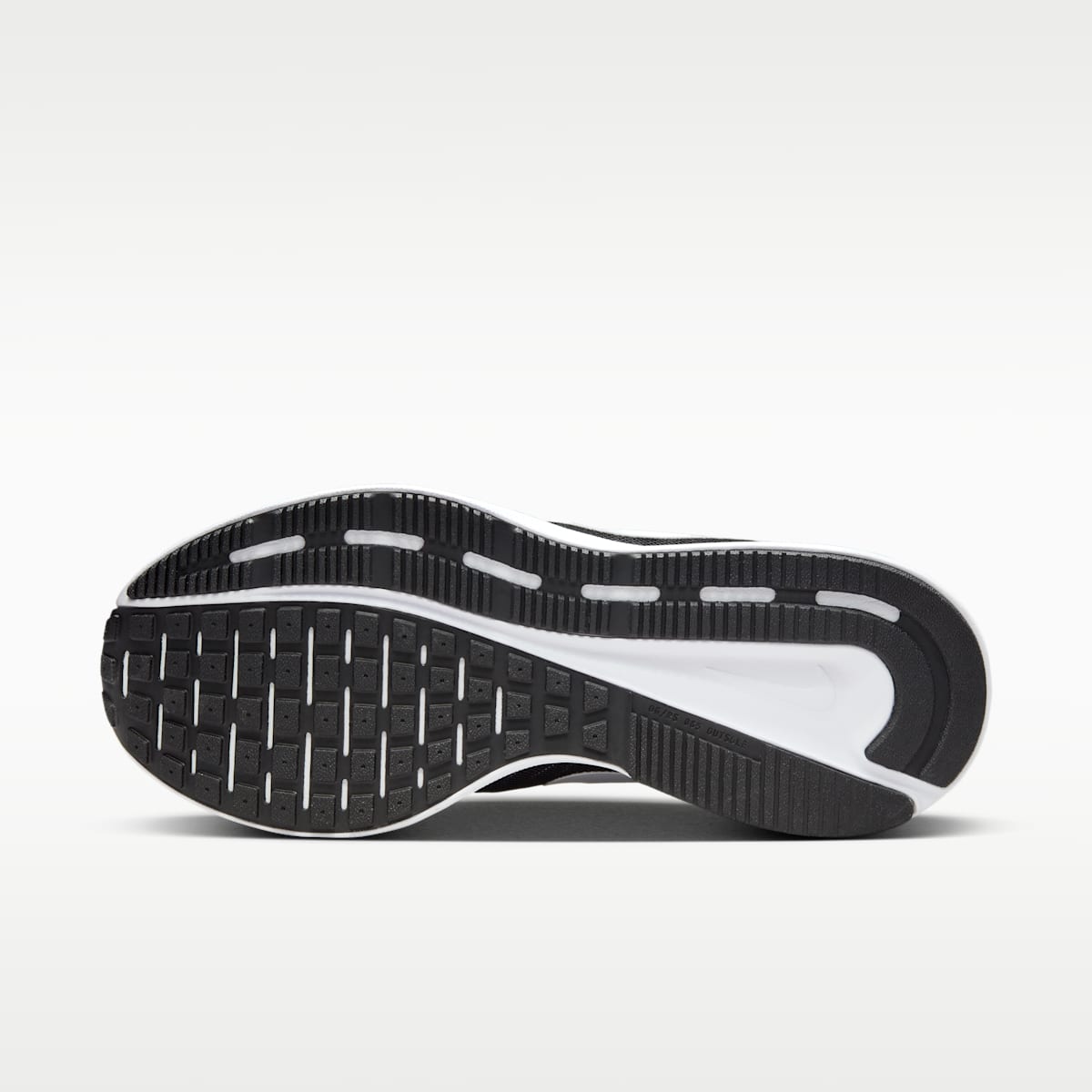 Nike Run Swift 3 Men's Road Running Shoes (Extra Wide) - Black/Dark Smoke Grey/White - Image 2