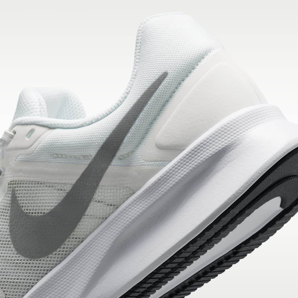 Nike Run Swift 3 Men's Road Running Shoes - Summit White/White/Black/Metallic Silver - Image 8