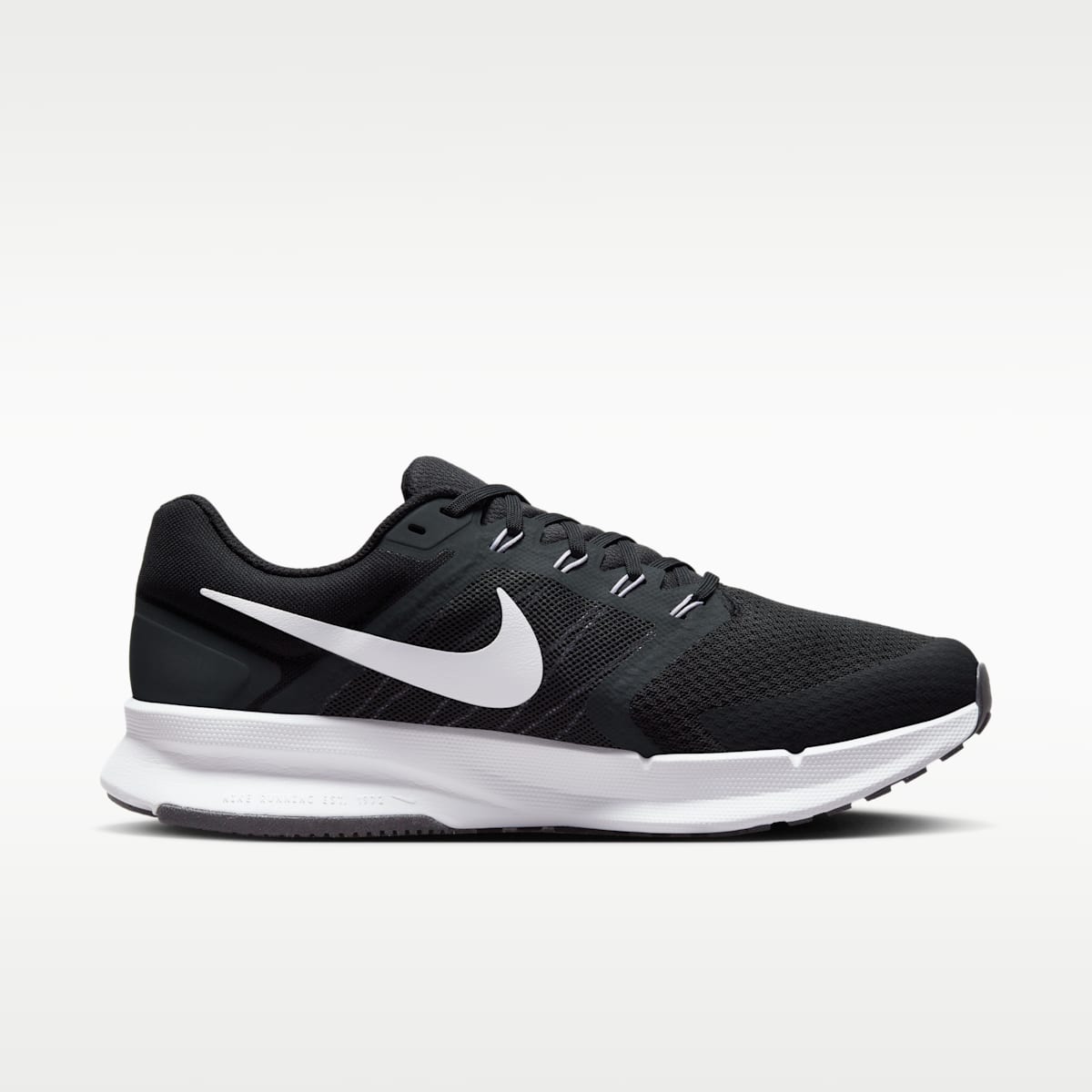 Nike Run Swift 3 Men's Road Running Shoes - Black/Dark Smoke Grey/White - Image 3