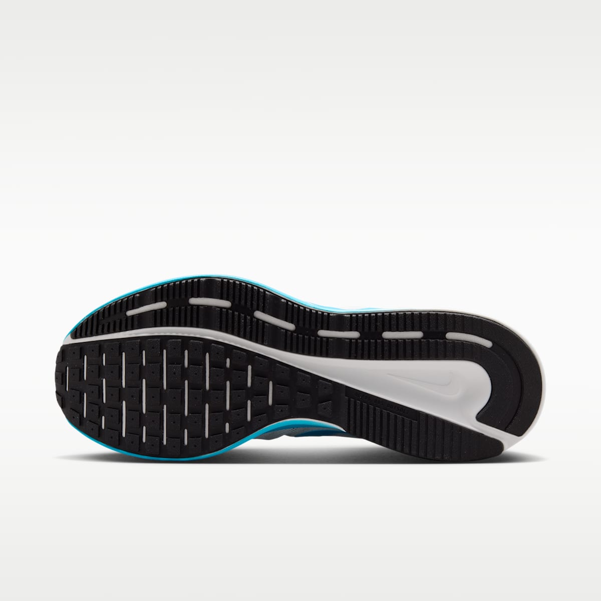 Nike Run Swift 3 Men's Road Running Shoes - Off White/Black/Light Current Blue - Image 2