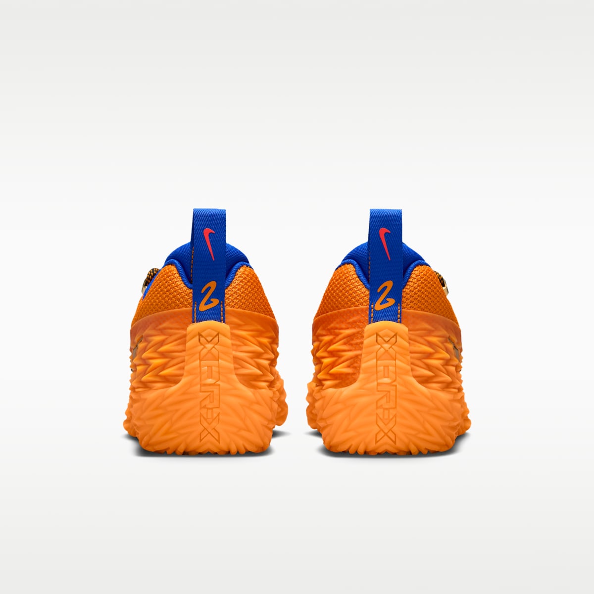 Nike S.T. Charge "Foundation" Basketball Shoes - Bright Ceramic/Laser Orange/Bright Crimson/Metallic Gold - Image 6