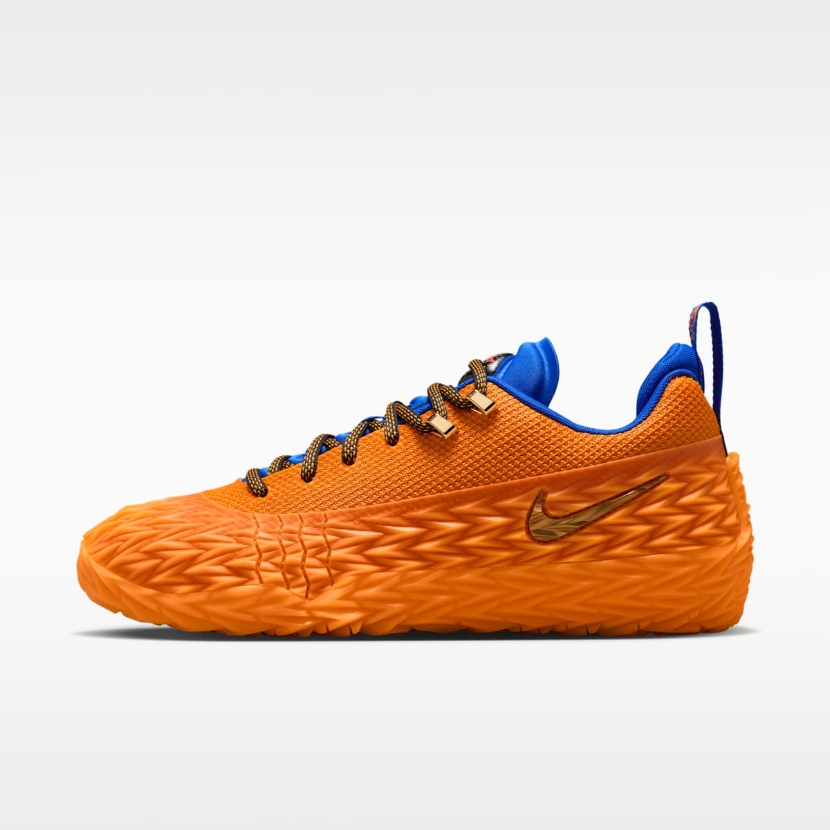 Nike S.T. Charge "Foundation" Basketball Shoes - Bright Ceramic/Laser Orange/Bright Crimson/Metallic Gold - Image 1