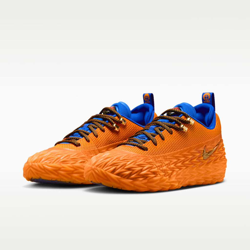 Nike S.T. Charge "Foundation" Basketball Shoes - Bright Ceramic/Laser Orange/Bright Crimson/Metallic Gold - Image 5