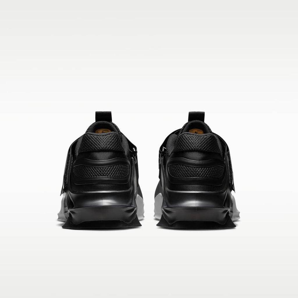 Nike Savaleos Weightlifting Shoes - Black/Grey Fog/Laser Orange/White - Image 6