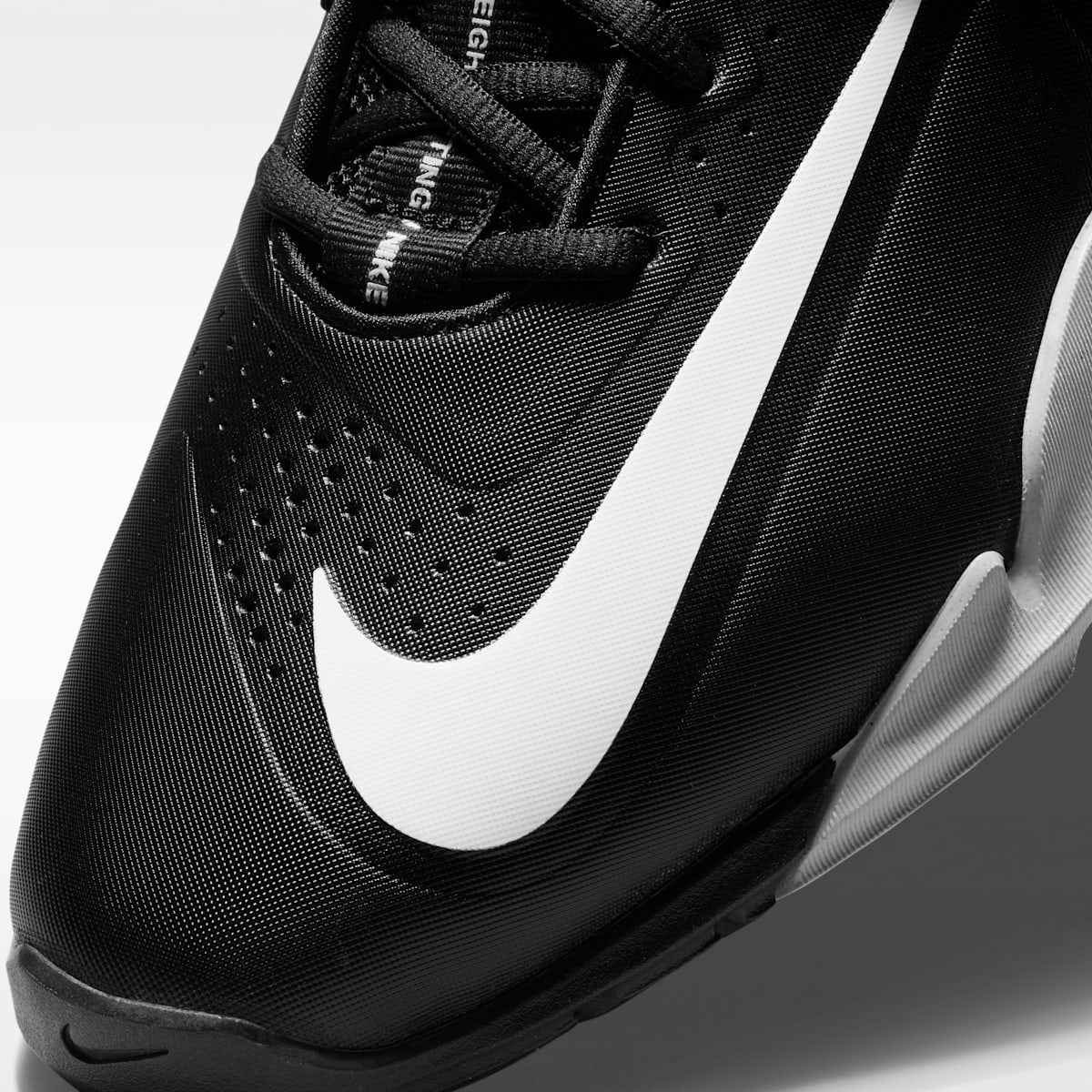 Nike Savaleos Weightlifting Shoes - Black/Grey Fog/Laser Orange/White - Image 7