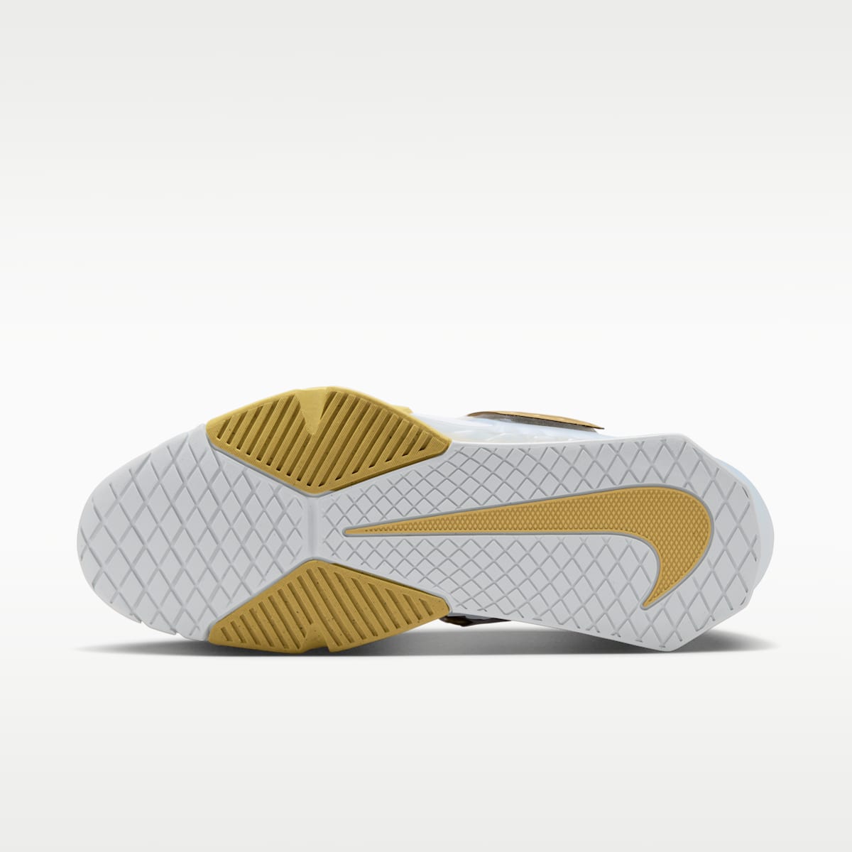 Nike Savaleos Weightlifting Shoes - White/Wolf Grey/Metallic Gold - Image 2
