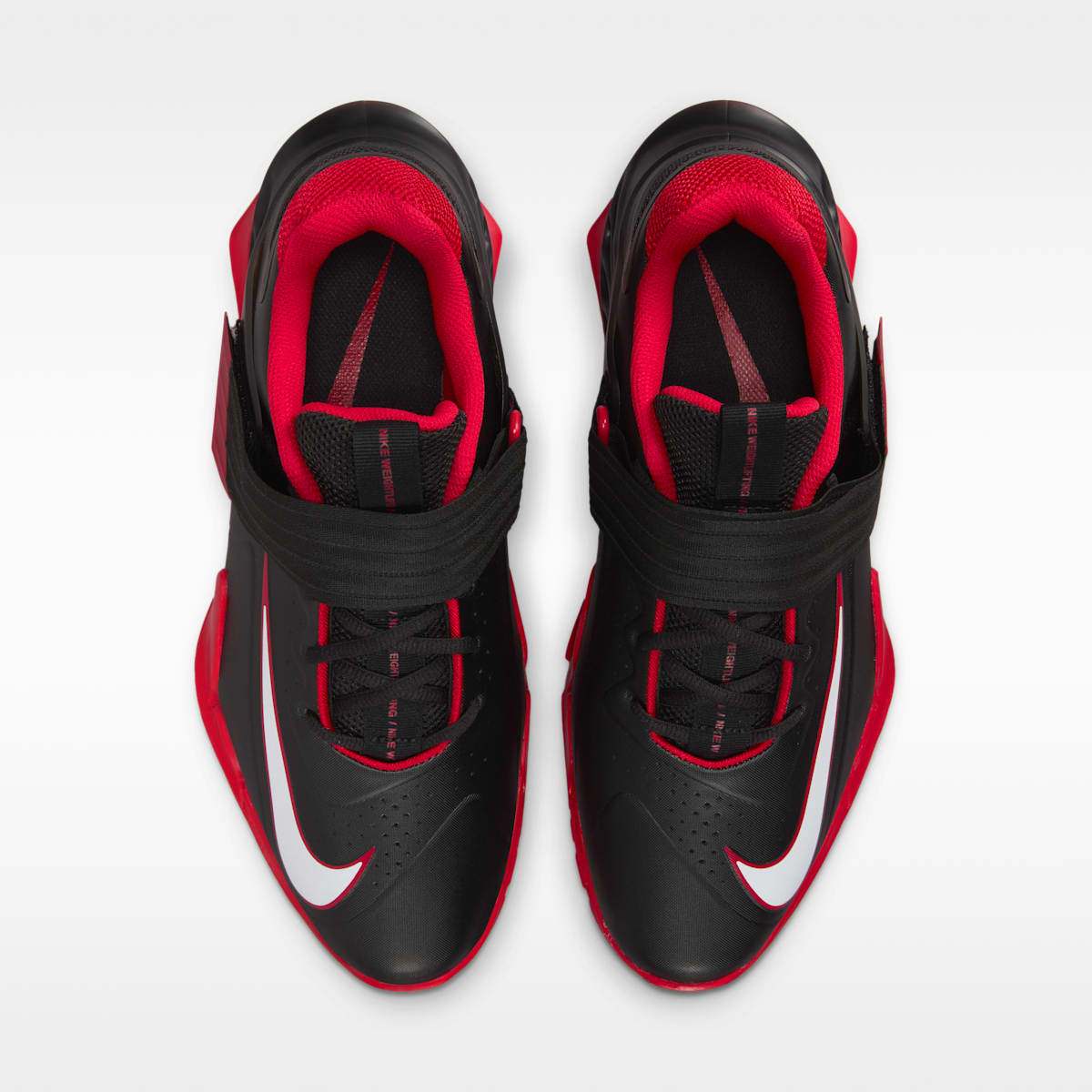 Nike Savaleos Weightlifting Shoes - Black/University Red/White - Image 4