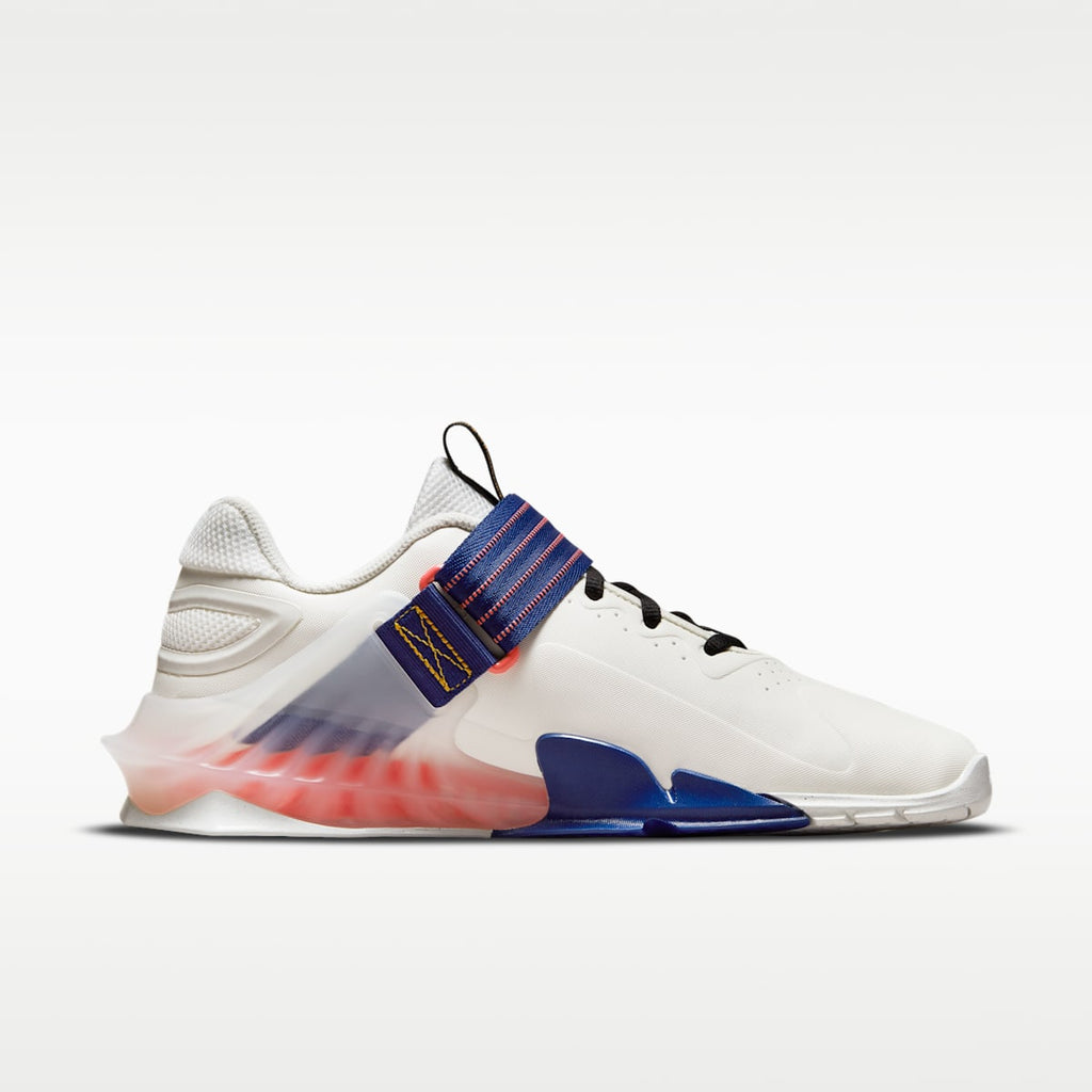 Nike Savaleos Weightlifting Shoes - Sail/Deep Royal Blue/Magic Ember/Black - Image 3