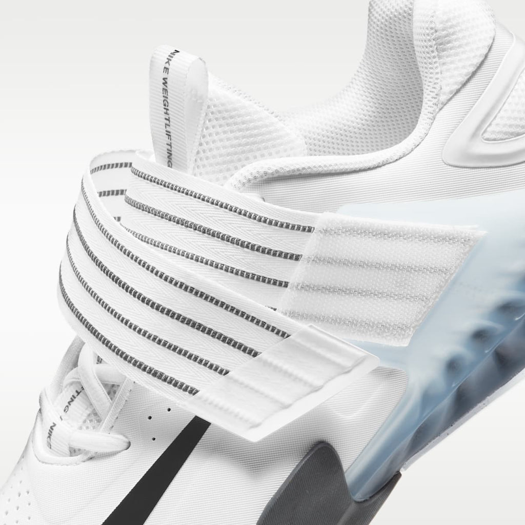 Nike Savaleos Weightlifting Shoes - White/Iron Grey/Laser Orange/Black - Image 9