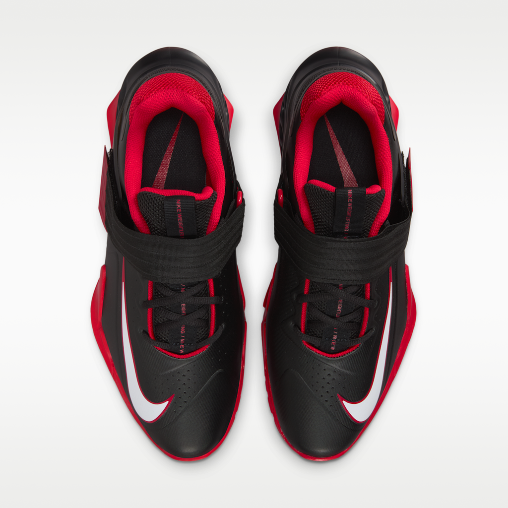Women's Nike Savaleos Weightlifting Shoes - Black/University Red/White