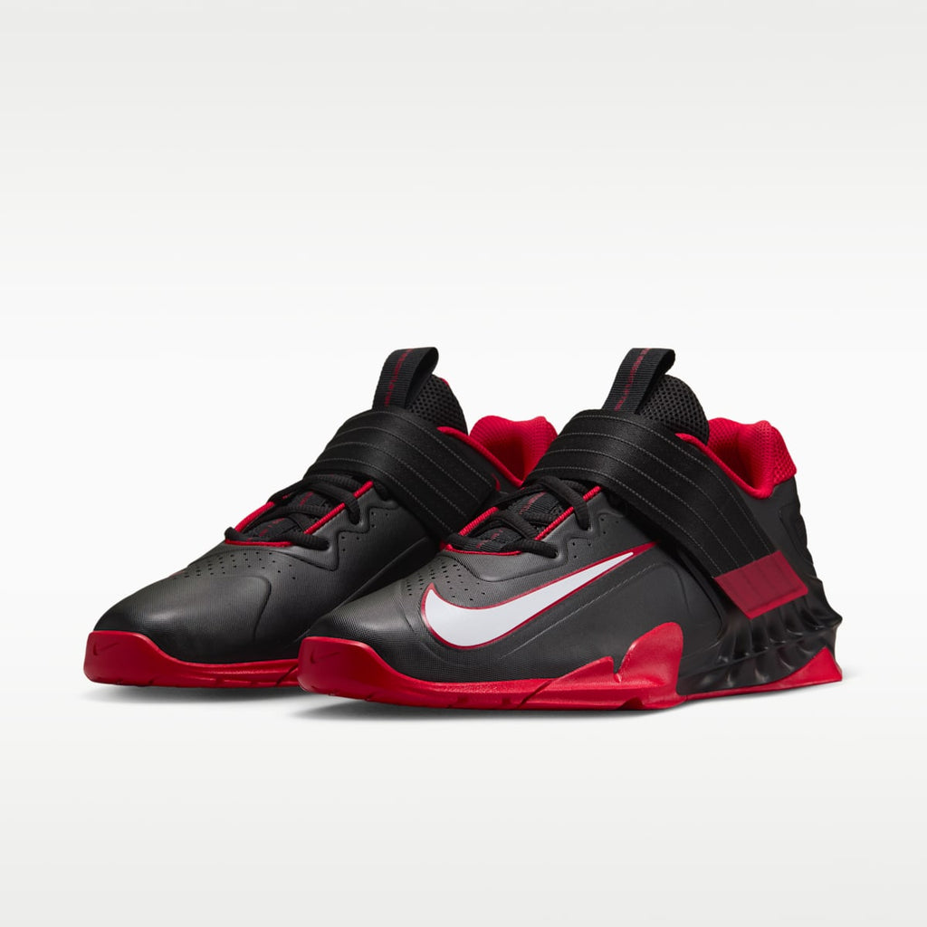 Nike Savaleos Weightlifting Shoes - Black/University Red/White - Image 5