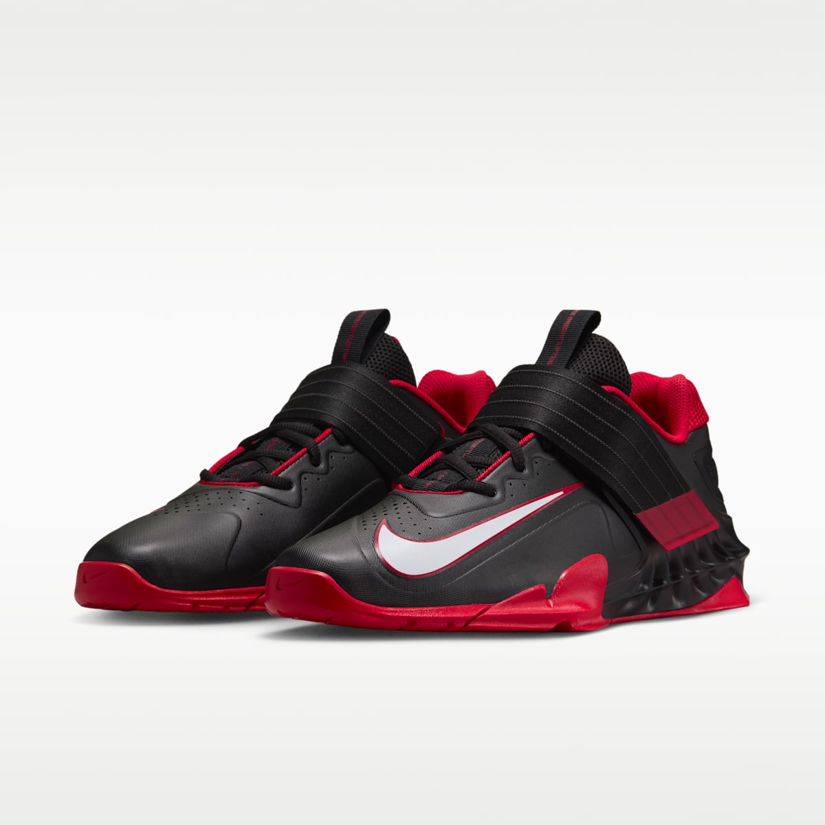Nike Savaleos Weightlifting Shoes - Black/University Red/White - Image 5