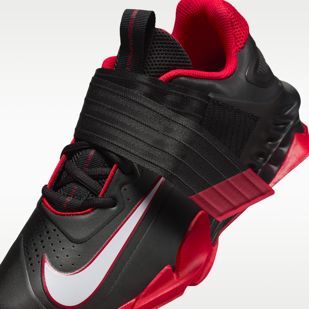 Women's Nike Savaleos Weightlifting Shoes - Black/University Red/White