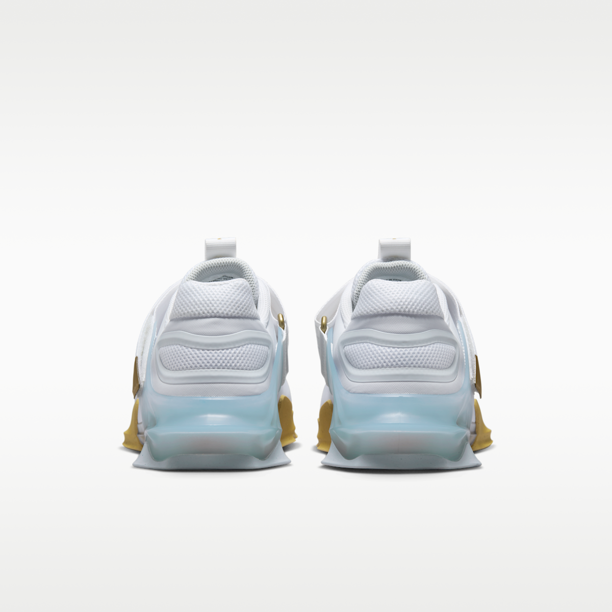 Women's Nike Savaleos Weightlifting Shoes - White/Wolf Grey/Metallic Gold