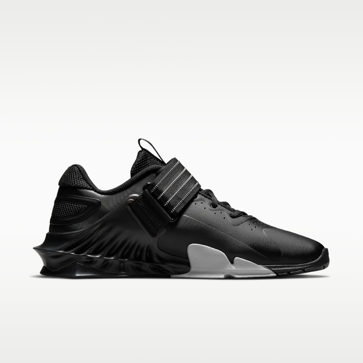 Nike Savaleos Weightlifting Shoes - Black/Grey Fog/Laser Orange/White - Image 3