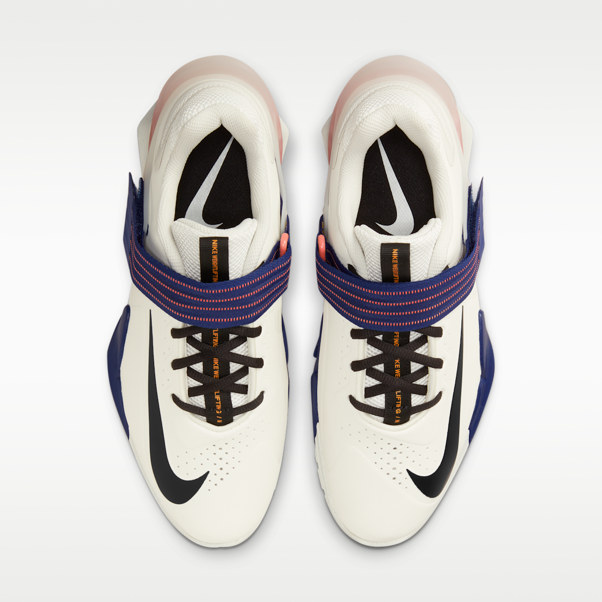 Women's Nike Savaleos Weightlifting Shoes - Sail/Deep Royal Blue/Magic Ember/Black