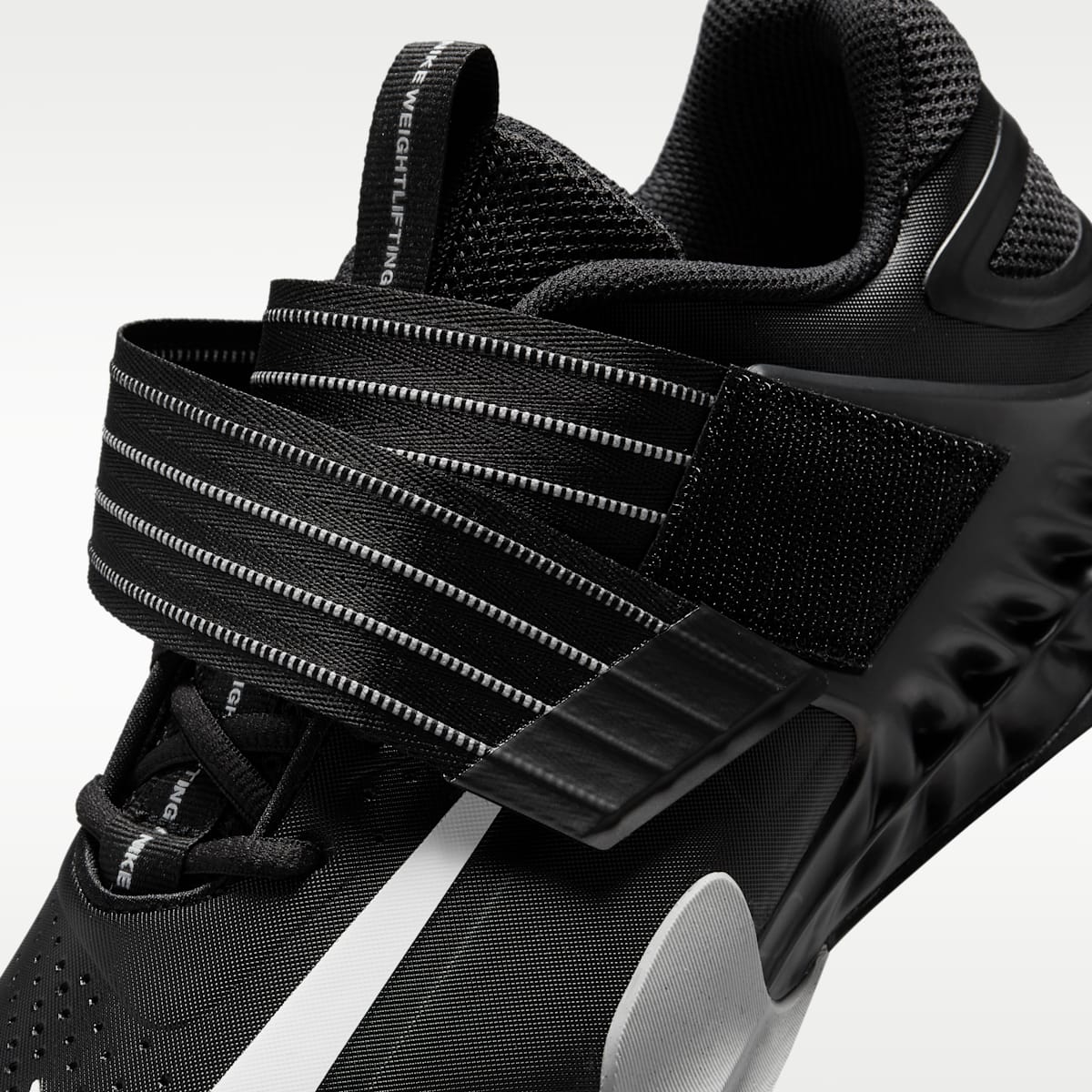 Nike Savaleos Weightlifting Shoes - Black/Grey Fog/Laser Orange/White - Image 9