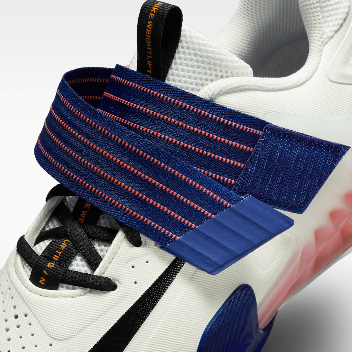 Nike Savaleos Weightlifting Shoes - Sail/Deep Royal Blue/Magic Ember/Black - Image 9