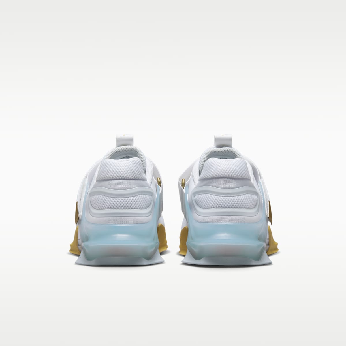 Nike Savaleos Weightlifting Shoes - White/Wolf Grey/Metallic Gold - Image 6