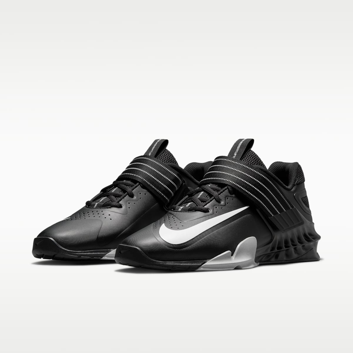 Nike Savaleos Weightlifting Shoes - Black/Grey Fog/Laser Orange/White - Image 5