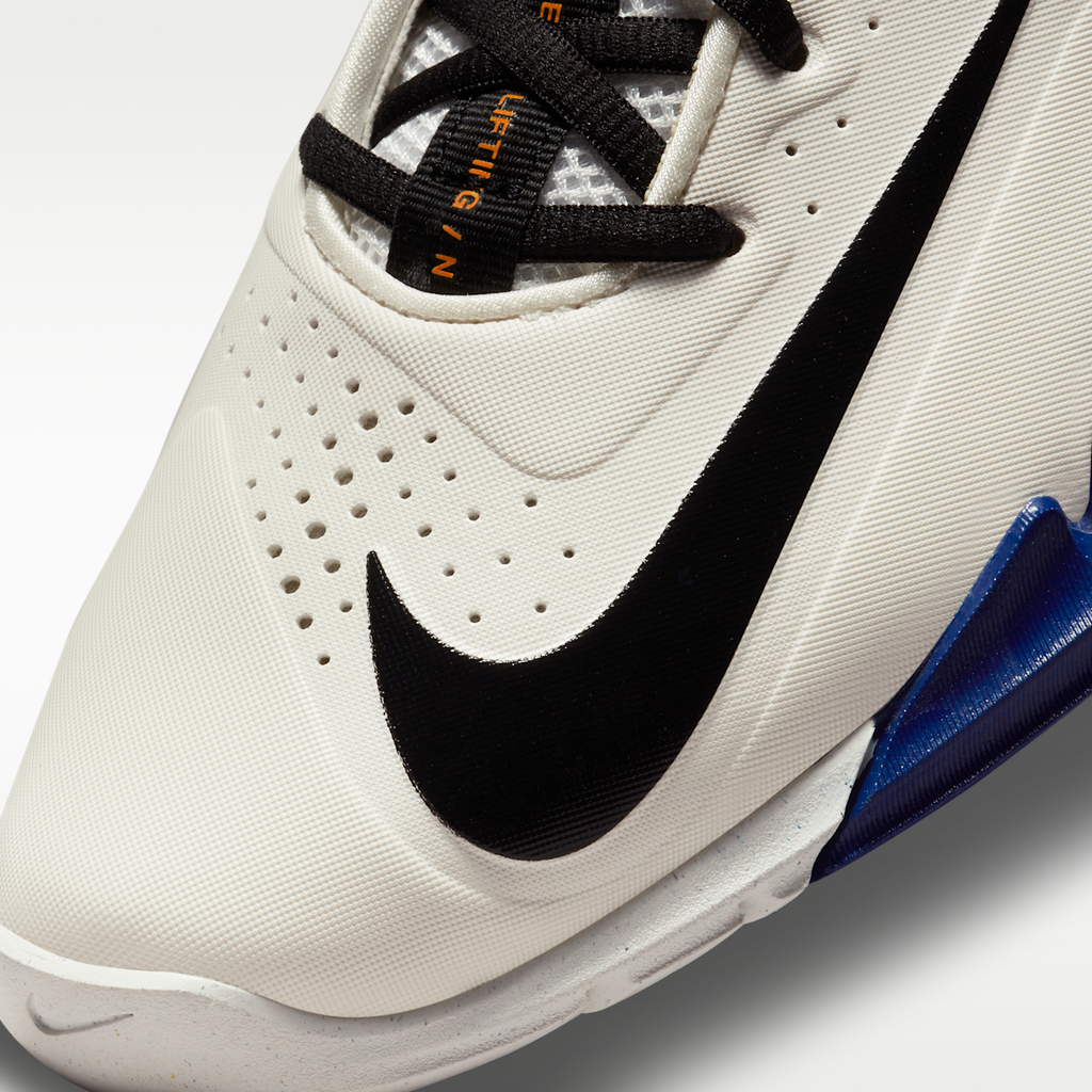 Women's Nike Savaleos Weightlifting Shoes - Sail/Deep Royal Blue/Magic Ember/Black