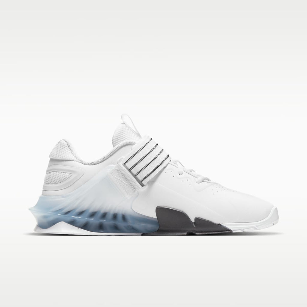 Nike Savaleos Weightlifting Shoes - White/Iron Grey/Laser Orange/Black - Image 3