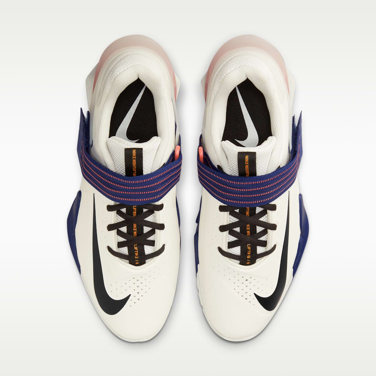 Nike Savaleos Weightlifting Shoes - Sail/Deep Royal Blue/Magic Ember/Black - Image 4