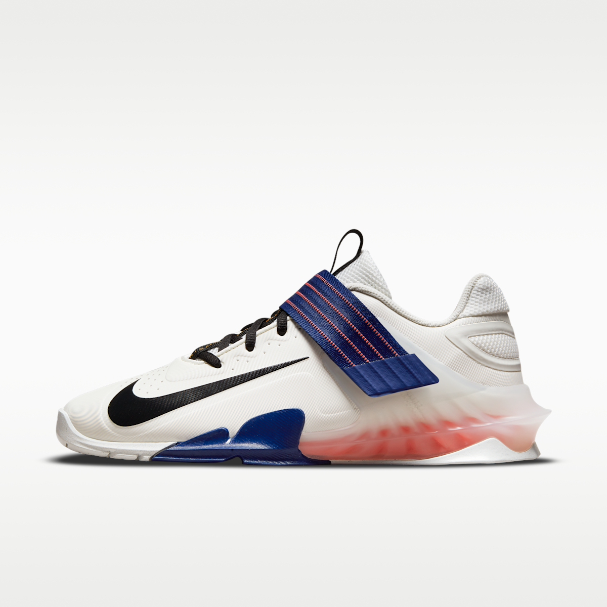 Women's Nike Savaleos Weightlifting Shoes - Sail/Deep Royal Blue/Magic Ember/Black
