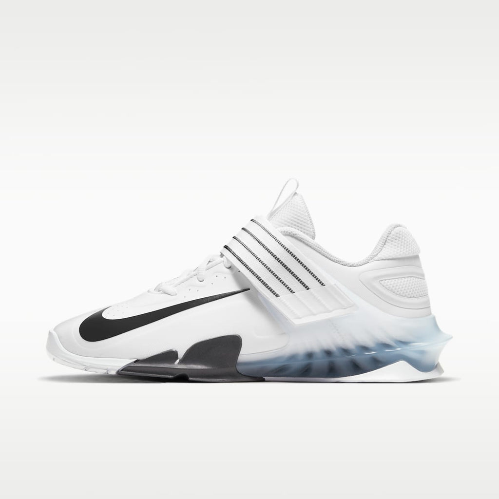 Nike Savaleos Weightlifting Shoes - White/Iron Grey/Laser Orange/Black - Image 1