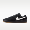 Women's Nike SB Code 58 Skate Shoes - Black/Black/Gum Light Brown/Summit White