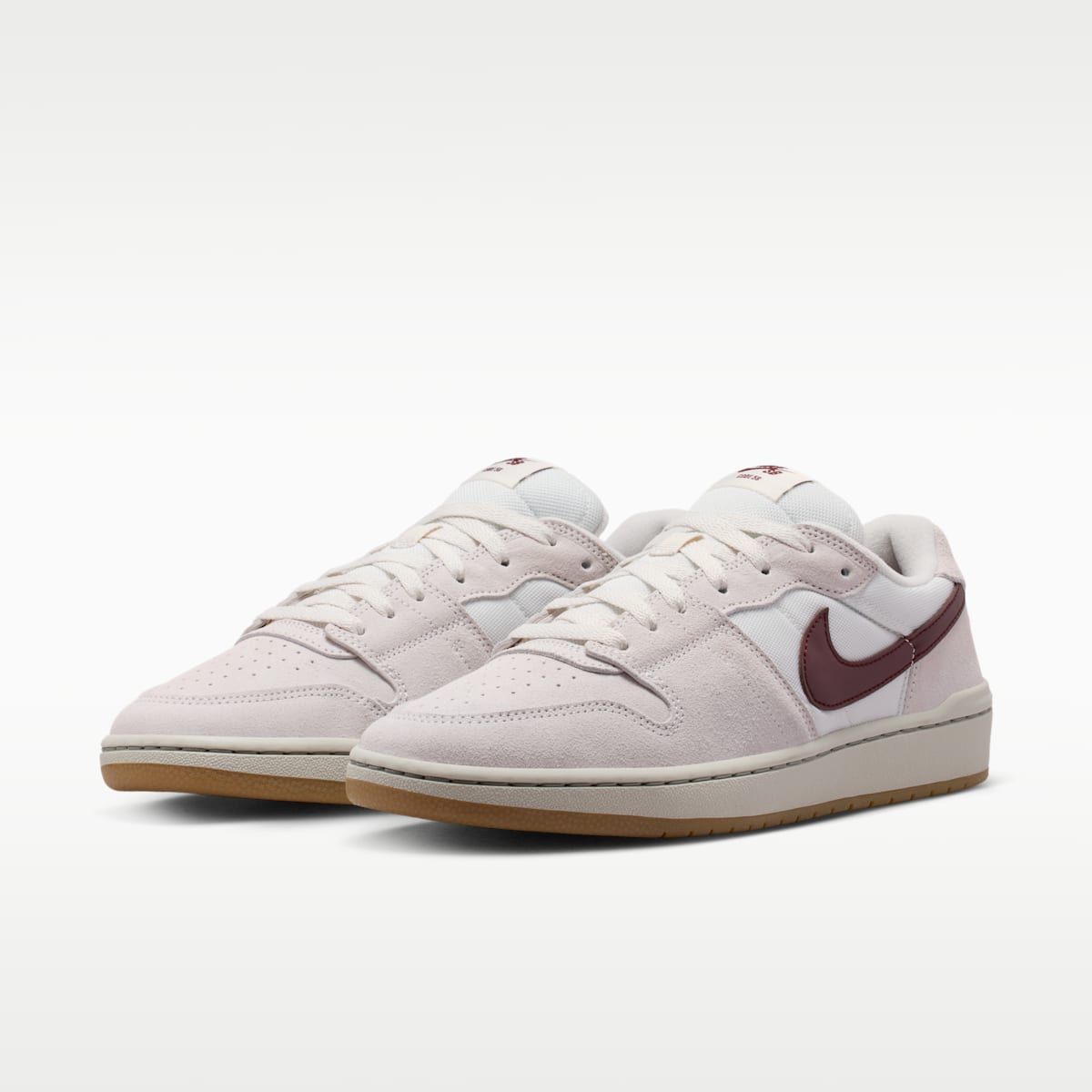 Nike SB Code 58 Skate Shoes - Summit White/Phantom/Gum Light Brown/Mystic Dates - Image 5