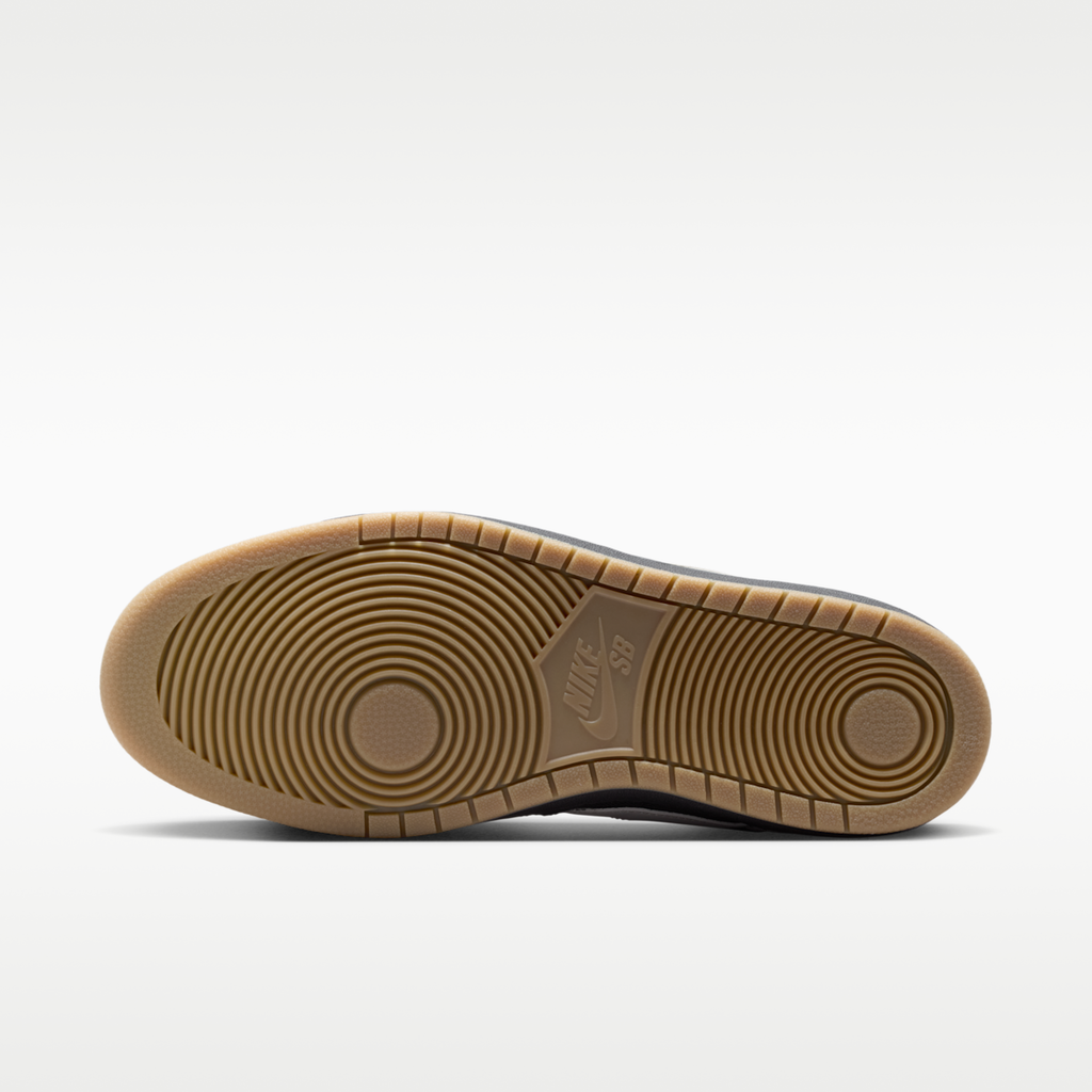 Women's Nike SB Code 58 Skate Shoes - Black/Black/Gum Light Brown/Summit White