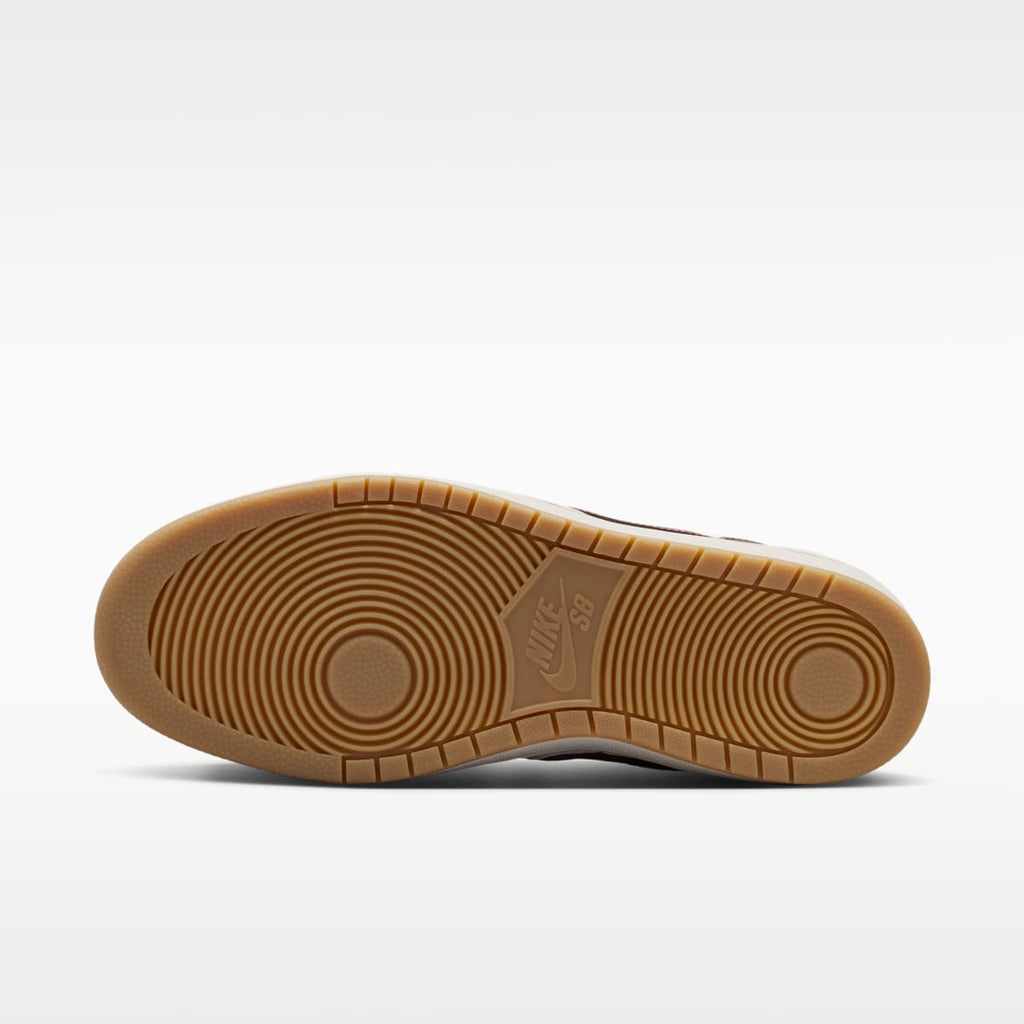 Nike SB Code 58 Skate Shoes - Summit White/Phantom/Gum Light Brown/Mystic Dates - Image 2