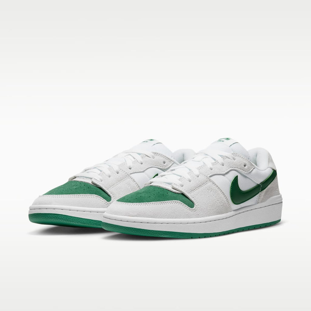 Nike SB Code 58 Skate Shoes - White/Summit White/Pine Green/Pine Green - Image 5