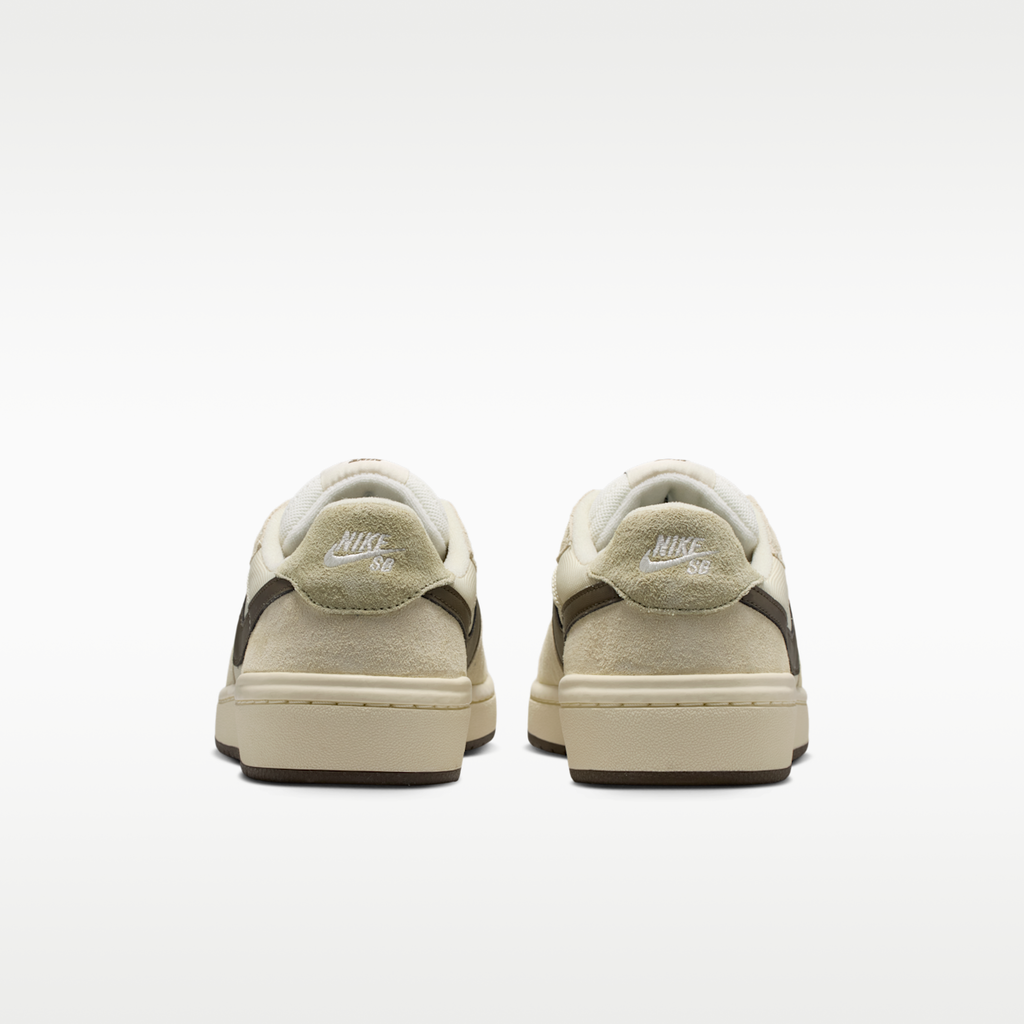 Women's Nike SB Code 58 Skate Shoes - Pale Ivory/Light Khaki/Muslin/Dark Hazel