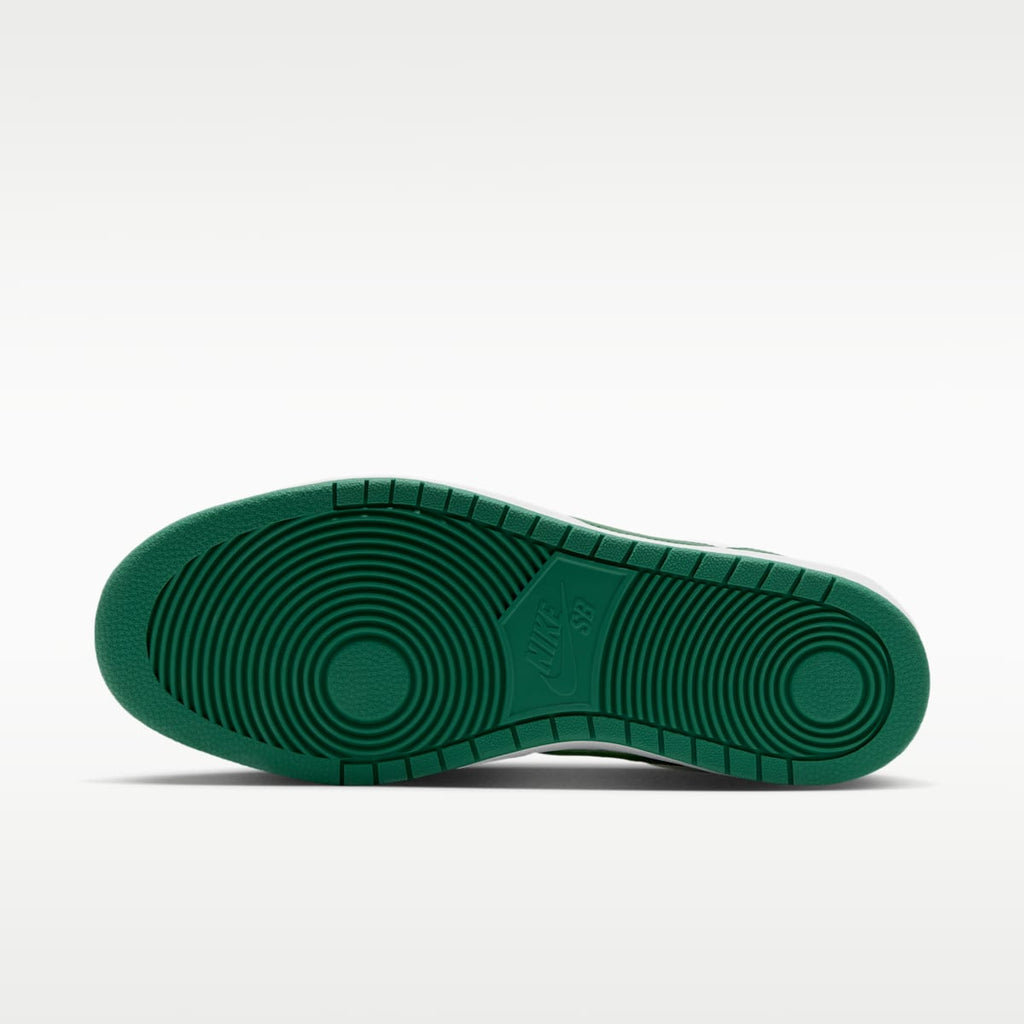 Nike SB Code 58 Skate Shoes - White/Summit White/Pine Green/Pine Green - Image 2