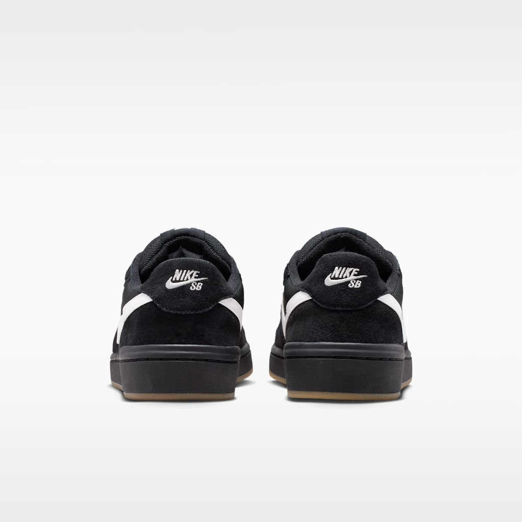 Nike SB Code 58 Skate Shoes - Black/Black/Gum Light Brown/Summit White - Image 6
