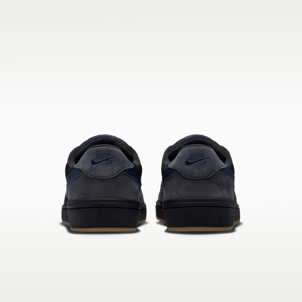 Nike SB Code 58 Skate Shoes - Dark Smoke Grey/Black/Gum Light Brown/Blue Eclipse - Image 6