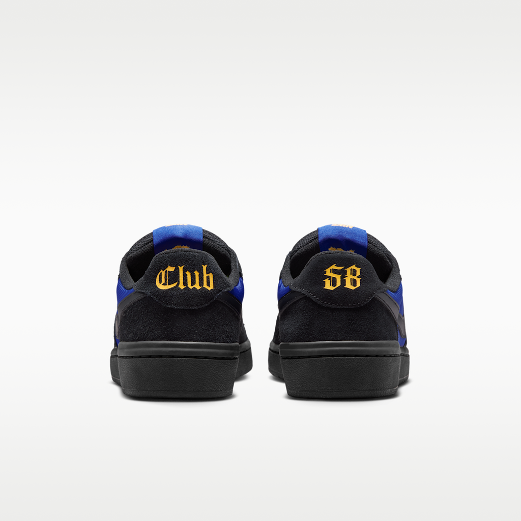 Women's Nike SB Code 58 Skate Shoes - Racer Blue/Black/Light Lemon Twist/Black