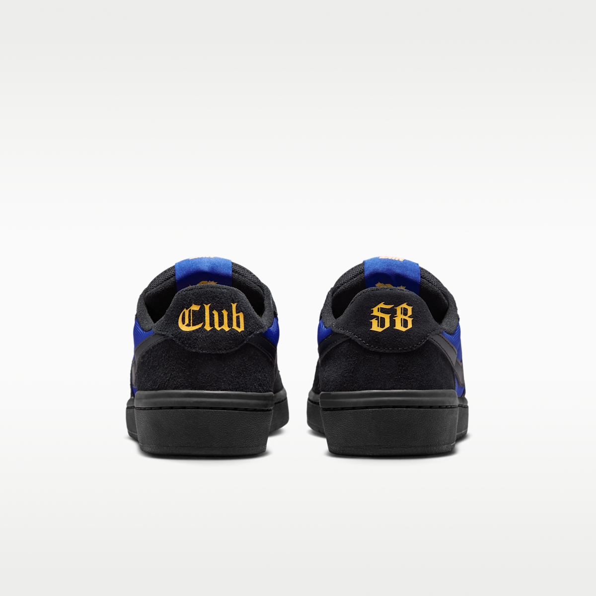 Women's Nike SB Code 58 Skate Shoes - Racer Blue/Black/Light Lemon Twist/Black