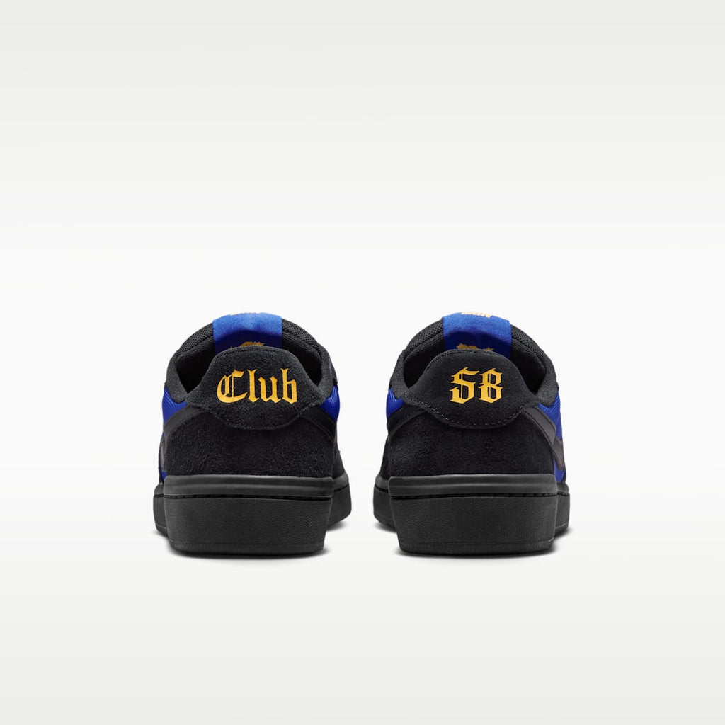 Nike SB Code 58 Skate Shoes - Racer Blue/Black/Light Lemon Twist/Black - Image 6