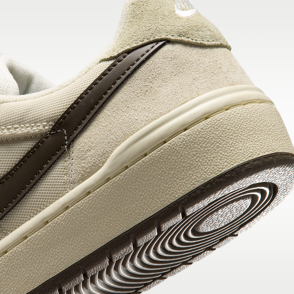 Women's Nike SB Code 58 Skate Shoes - Pale Ivory/Light Khaki/Muslin/Dark Hazel