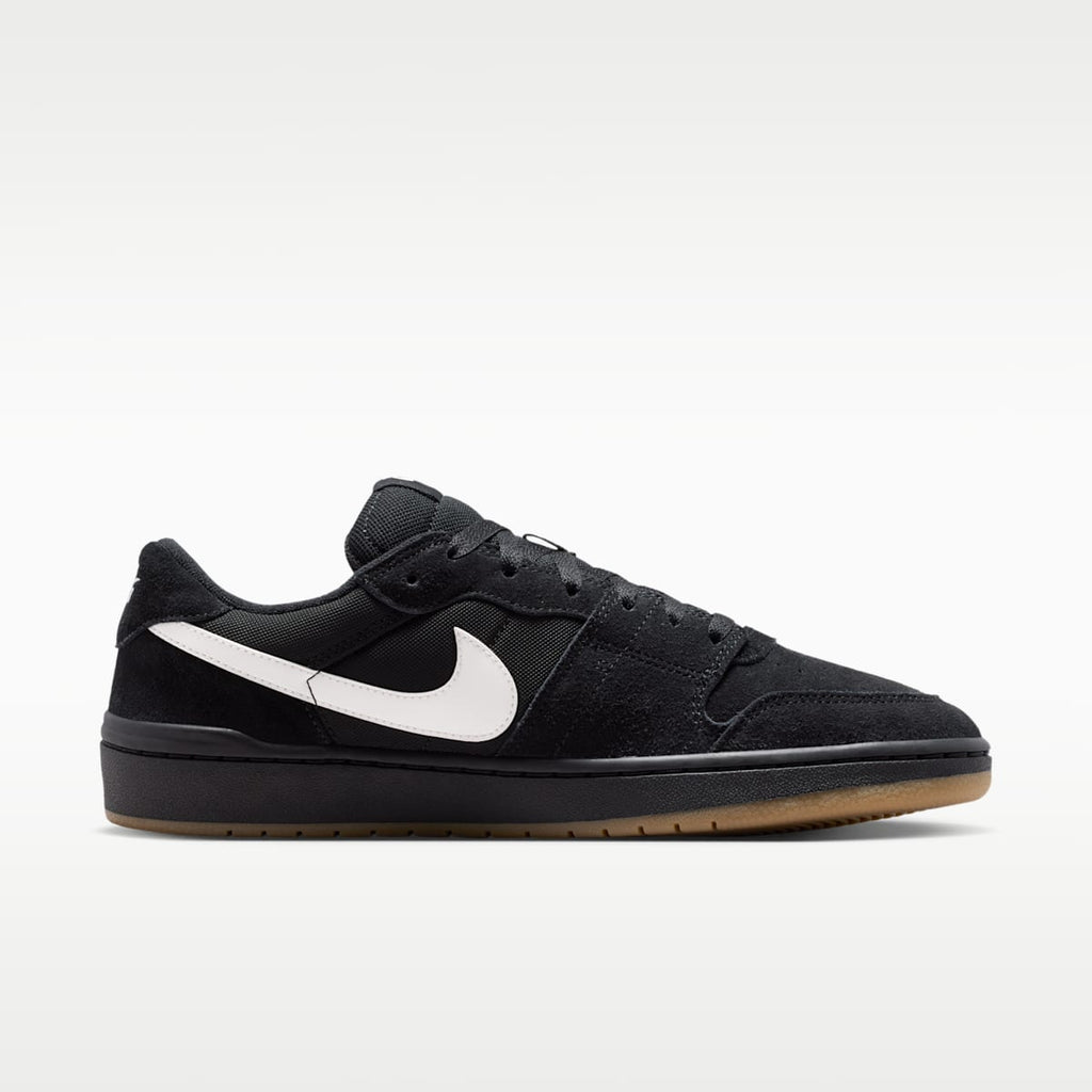Nike SB Code 58 Skate Shoes - Black/Black/Gum Light Brown/Summit White - Image 3